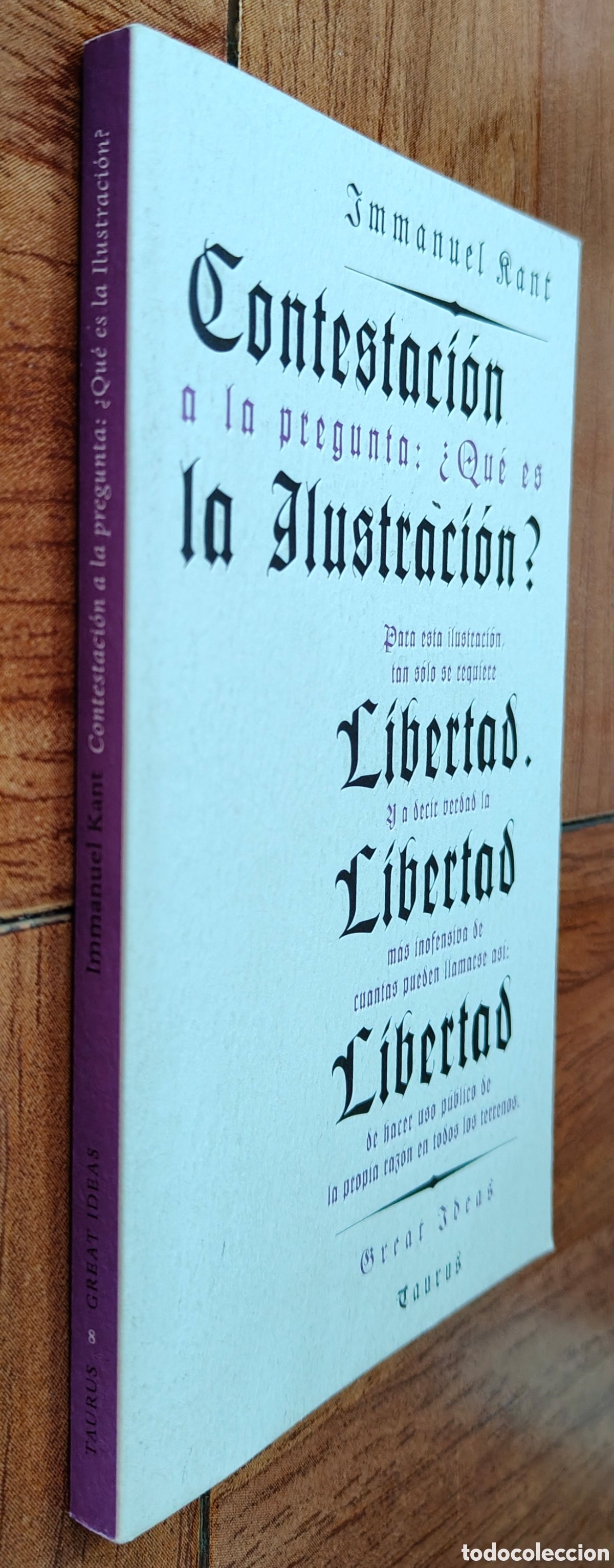 B&uuml;cher: Contestaci&oacute;n a la pregunta: &iquest;Qu&eacute; es la Ilustraci&oacute;n? - Emmanuel Kant
