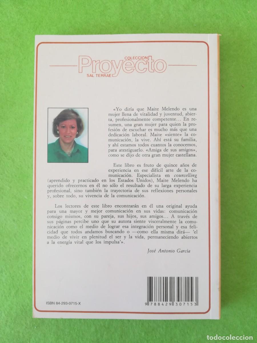 Libros: Comunicaci&oacute;n e integracion personal Maite Melendo Sal Terrae - Foto 2