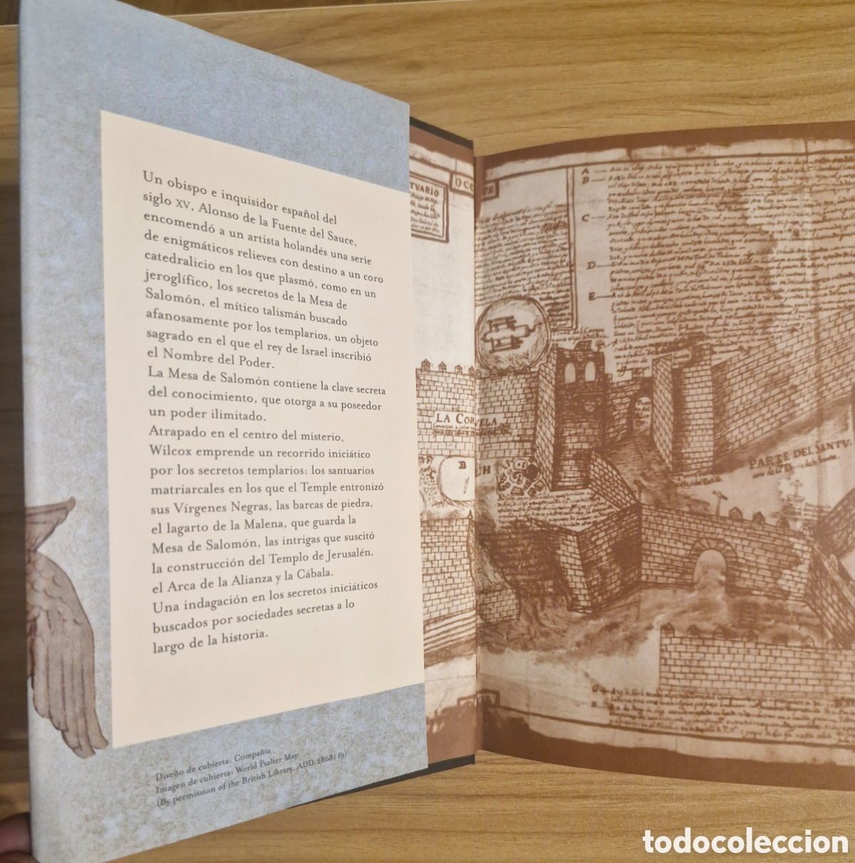 Libros: LOS TEMPLARIOS Y LA MESA DE SALOM&Oacute;N - Nicholas Wilcox - Foto 2
