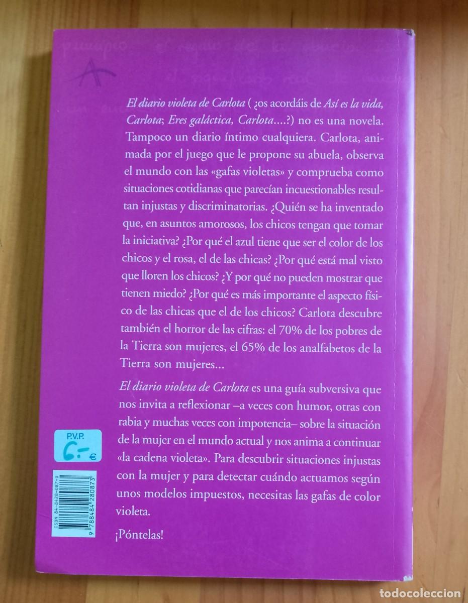Libros: EL DIARIO VIOLETA DE CARLOTA - GEMMA LIENAS - Foto 2