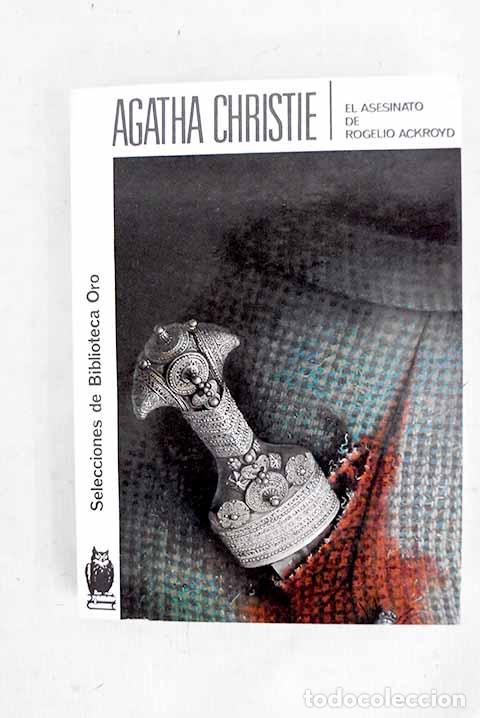 Libros: El asesinato de Rogelio Ackroyd.- Christie, Agatha