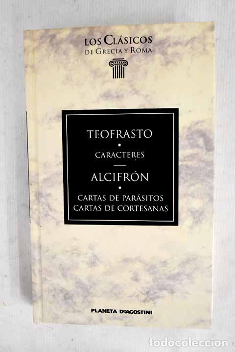 Libros: Caracteres: Teofrasto.- Teofrasto - Foto 1
