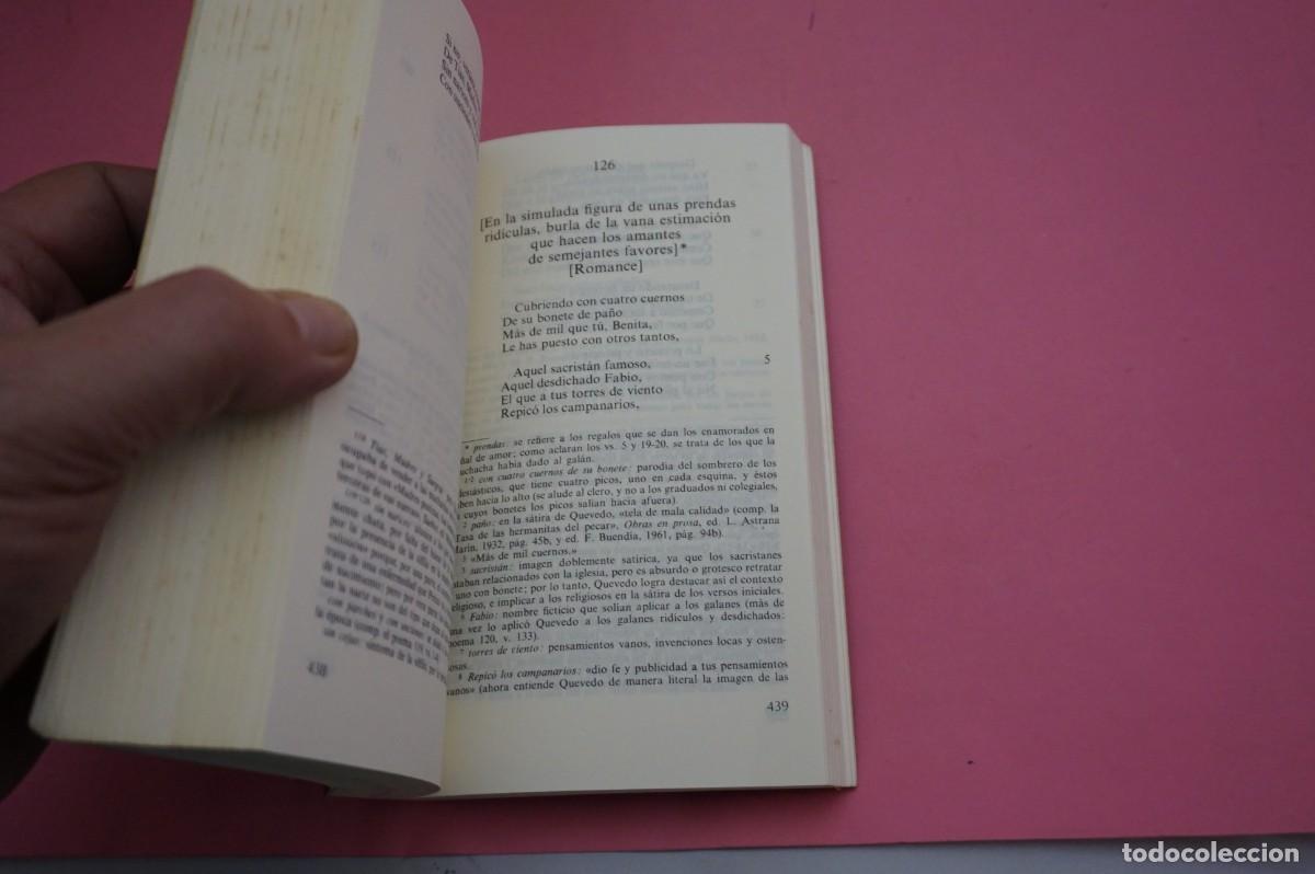 Libros: 2C/ POESIA VARIA - FRANCISCO DE QUEVEDO / EDICIONES CATEDRA - Foto 3