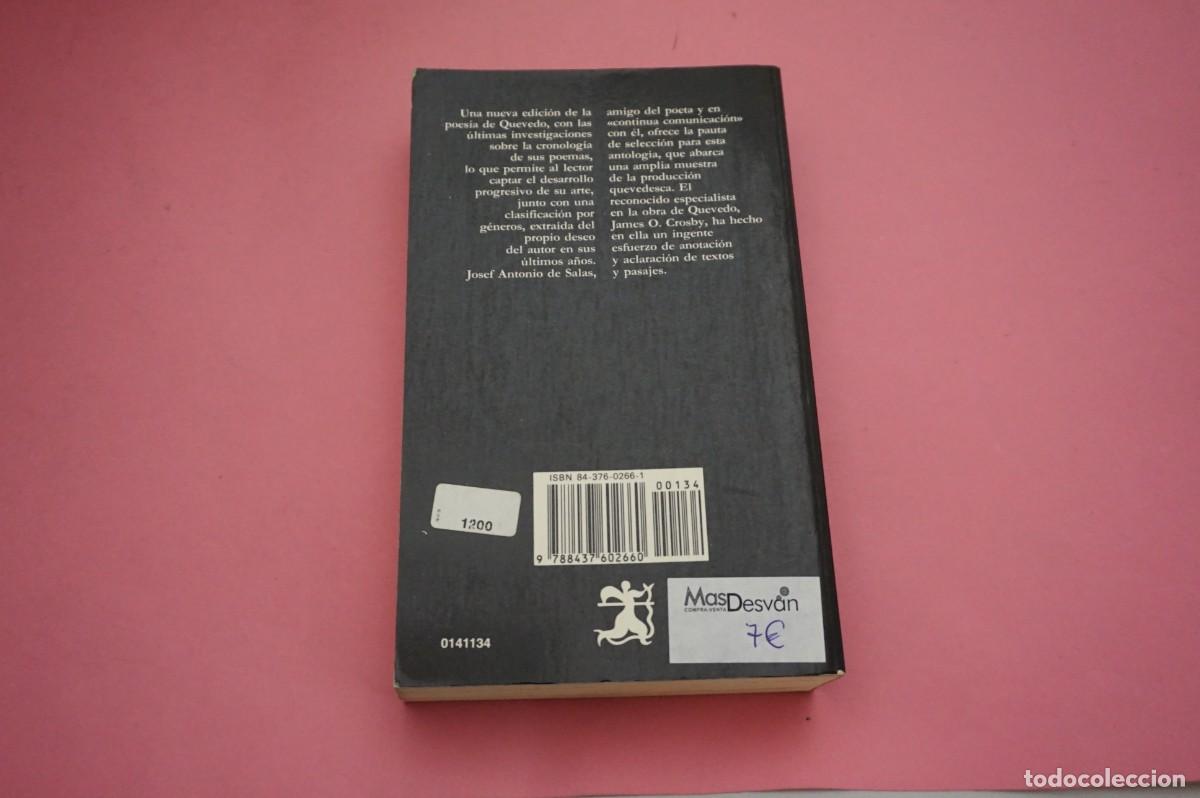 Libros: 2C/ POESIA VARIA - FRANCISCO DE QUEVEDO / EDICIONES CATEDRA - Foto 6