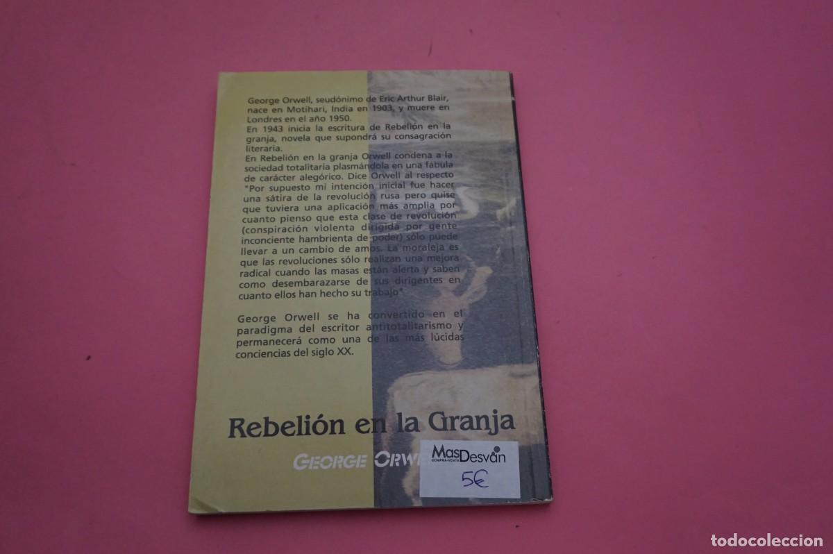 Libros: 2C/ REBELION EN LA GRANJA - GEORGE ORWELL - Foto 5