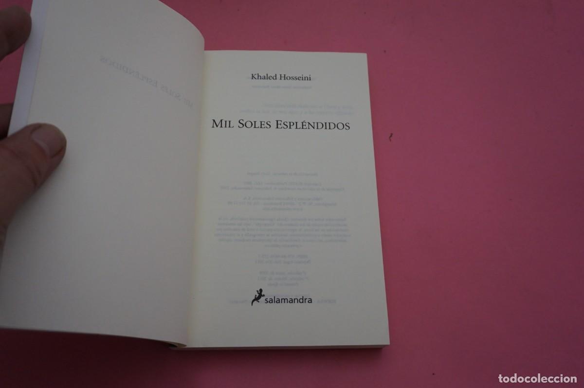 Libros: 2C/ MIL SOLES ESPLENDIDOS - KHALED HOSSEINI / EDITORIAL SALAMANDRA - Foto 2