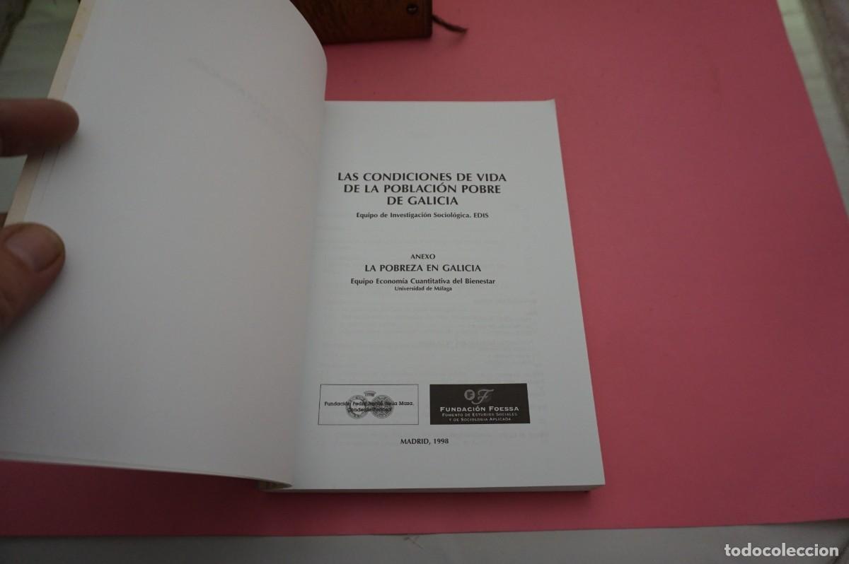 Libros: 8C/ LAS CONDICIONES DE VIDA DE LA POBLACION POBRE DE GALICIA - Foto 2