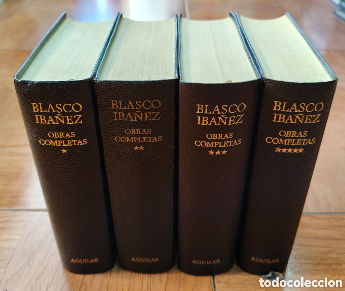 Libros: Obras Completas I y II, III, V � 4 Vol&uacute;menes � Aguilar - Viciente Blasco Ib&aacute;&ntilde;ez
