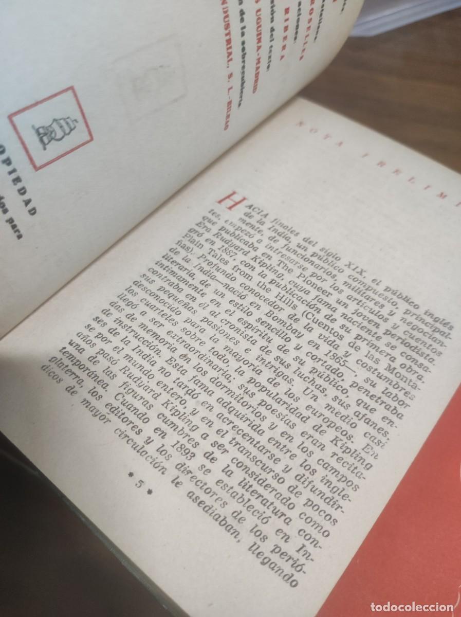 Libros: Kim Rudyard Kipling Ediciones La Nave - Foto 2