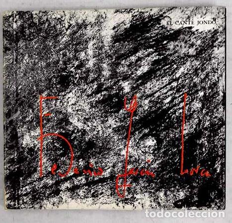 Libros: El cante jondo: Garc&iacute;a Lorca, Federico.- Garc&iacute;a Lorca, Federico