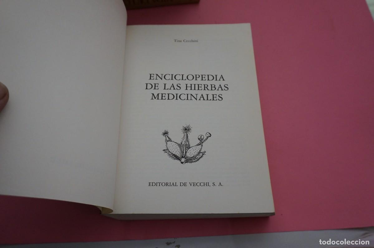Libros: 9C/ ENCICLOPEDIA DE LAS HIERBAS MEDICINALES - TINA CECCHINI / EDITORIAL DE VECCHI - Foto 2