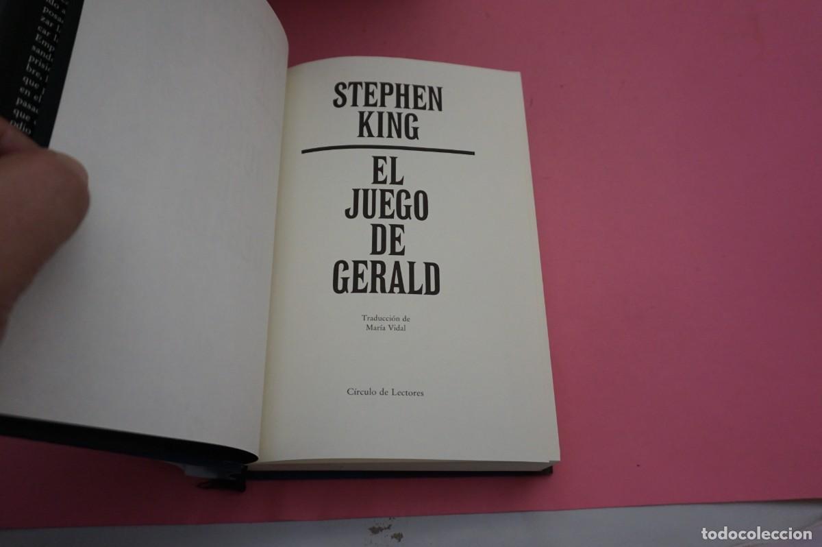 Libros: 9C/ STEPHEN KING - EL JUEGO DE GERALD / CIRCULO DE LECTORES - Foto 2