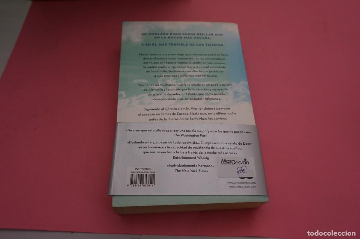 Libros: 9C/ LA LUZ QUE NO PUEDES VER - ANTHONY DOERR / SUMA EDITOR - Foto 5