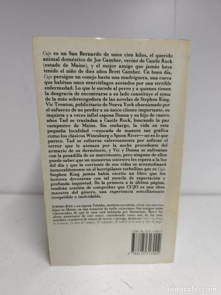 Libros: CUJO de Stephen King Sexta Edici&oacute;n - Foto 3