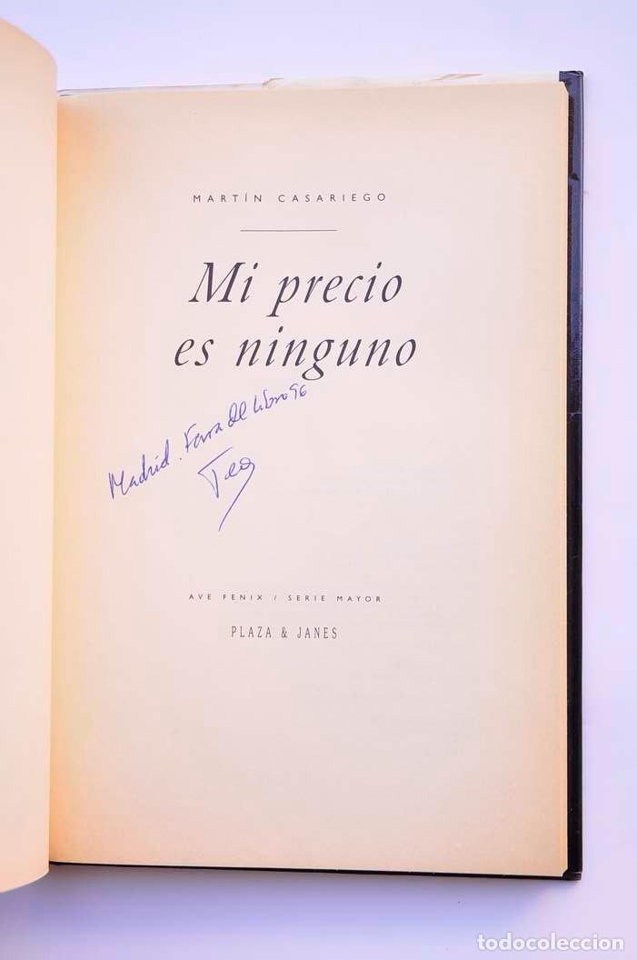 Libros: Mi precio es ninguno - CASARIEGO, Mart&iacute;n - Foto 2