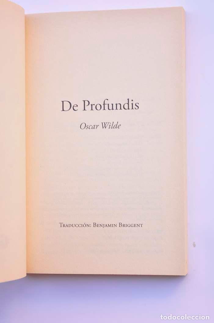 Libros: De profundis - WILDE, Oscar - Foto 2