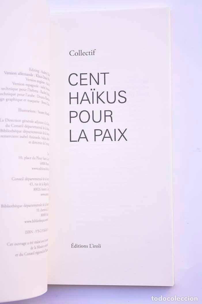 Libros: Cent Ha&iuml;kus pour la paix - COLLECTIF - Foto 2