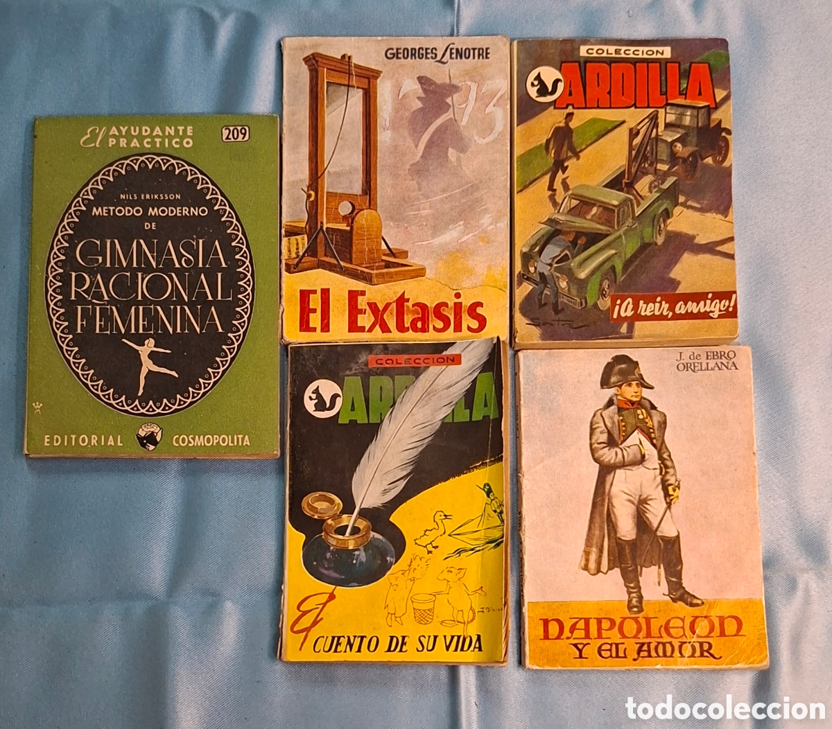 Libros: Colecci&oacute;n de 5 minilibros vintage en espa&ntilde;ol. - Foto 1