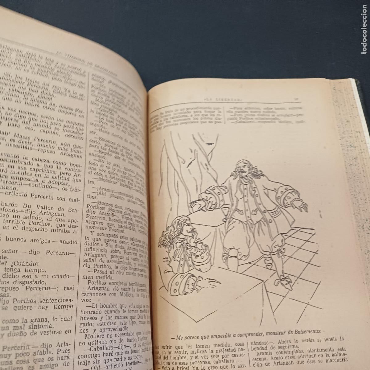 Libros: EL VIZCONDE DE BRAGELONNE/ALEJANDRO DUMAS. - Foto 2
