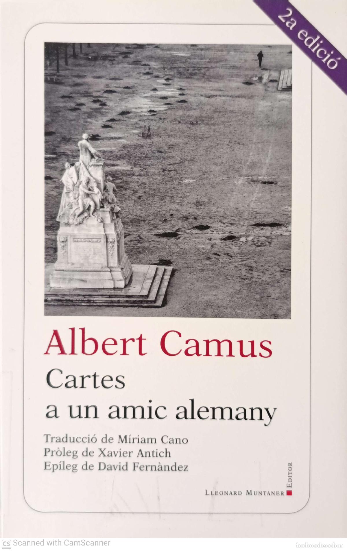 Libros: Cartes a un amic alemany - Albert Camus - Foto 1