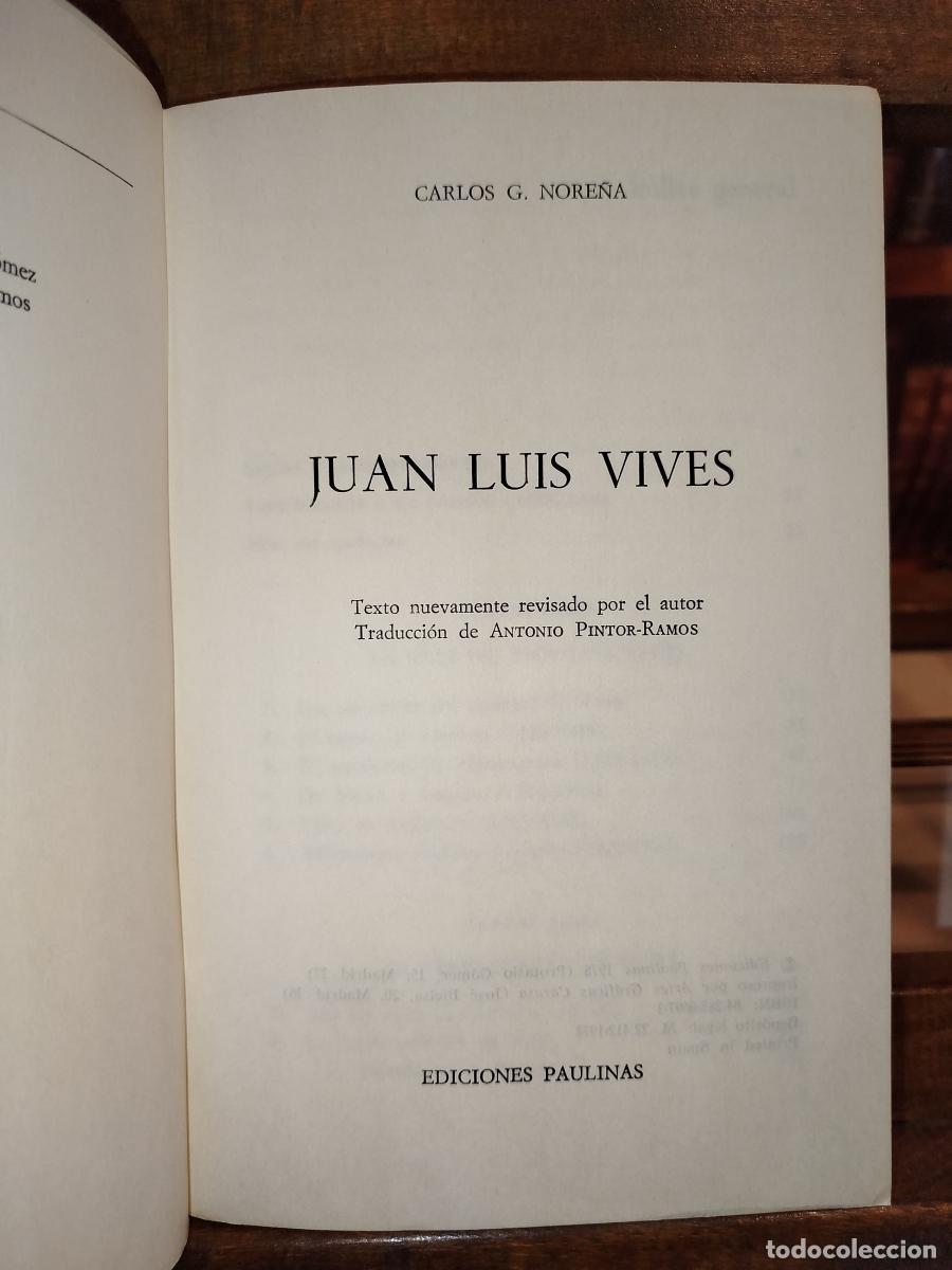 Libros: Juan Luis Vives - Nore&ntilde;a, Carlos G. - Foto 3