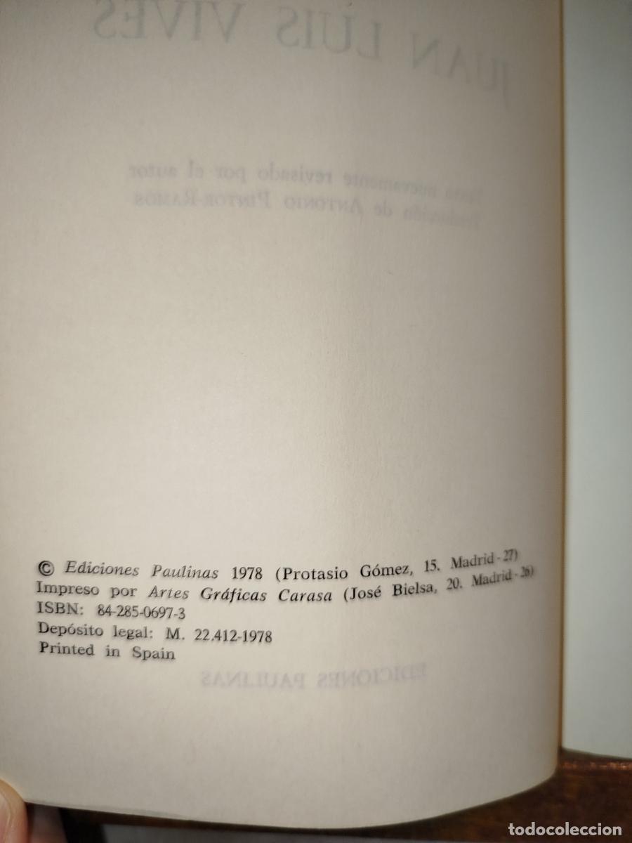 Libros: Juan Luis Vives - Nore&ntilde;a, Carlos G. - Foto 4