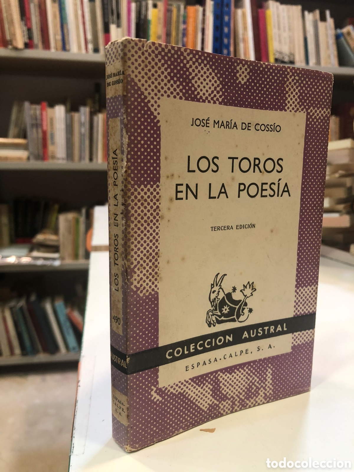 Libros: Los toros en la poes&iacute;a - Jos&eacute; Mar&iacute;a de Coss&iacute;o - Foto 1