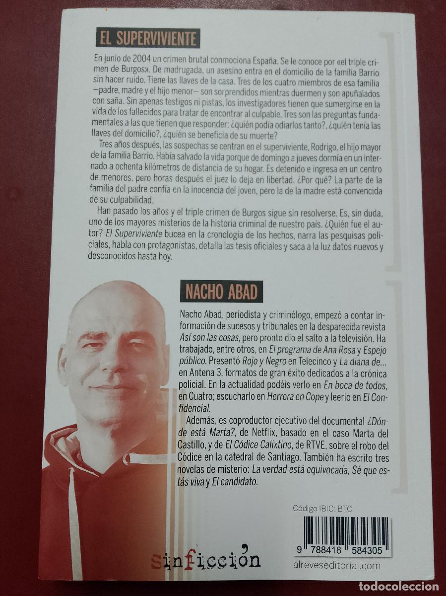 Libros: Nacho Abad: El superviviente (Editorial Alrev&eacute;s. 2022) - Foto 2