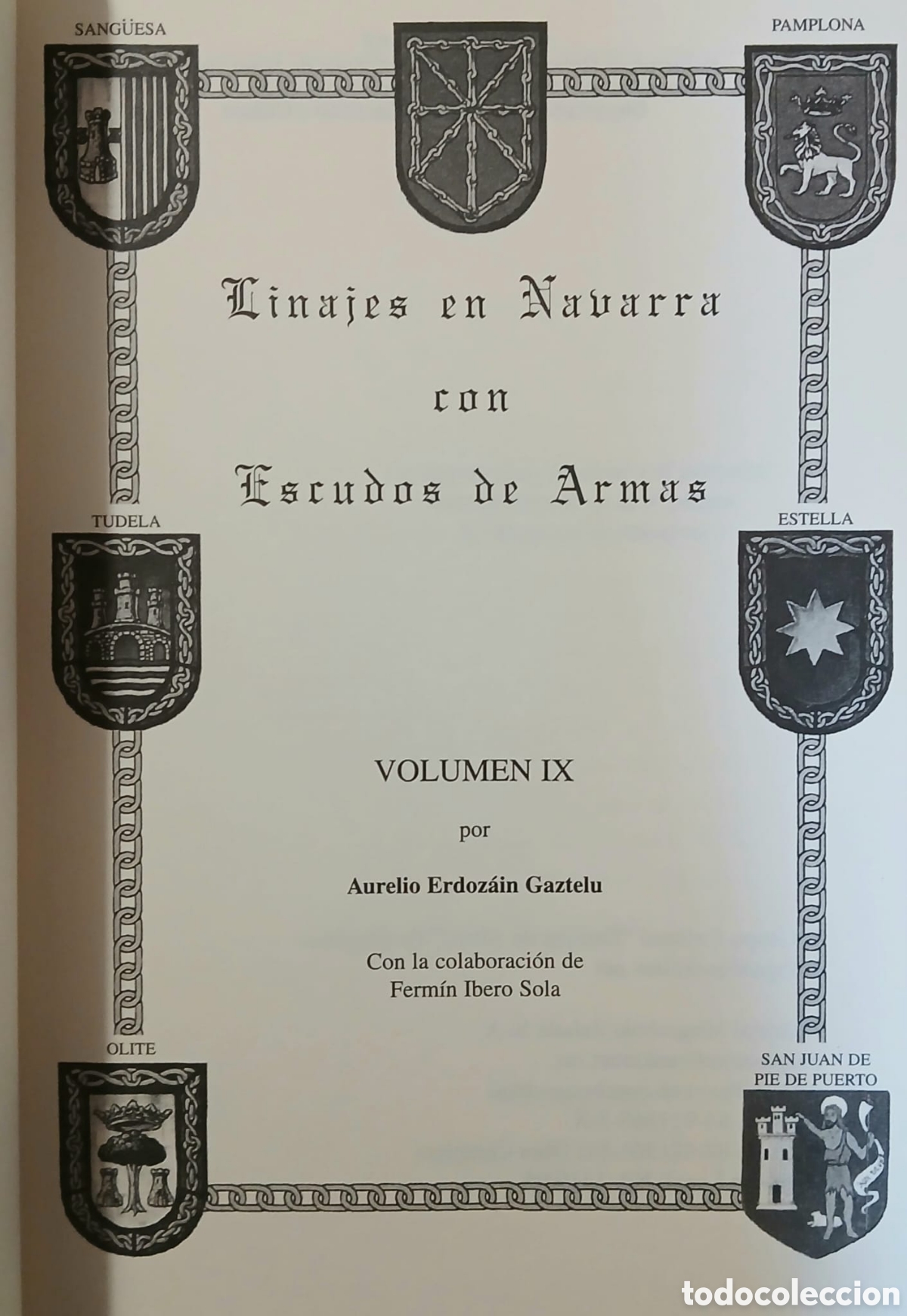 Libros: Linajes en Navarra con escudos de armas t.IX - Foto 2