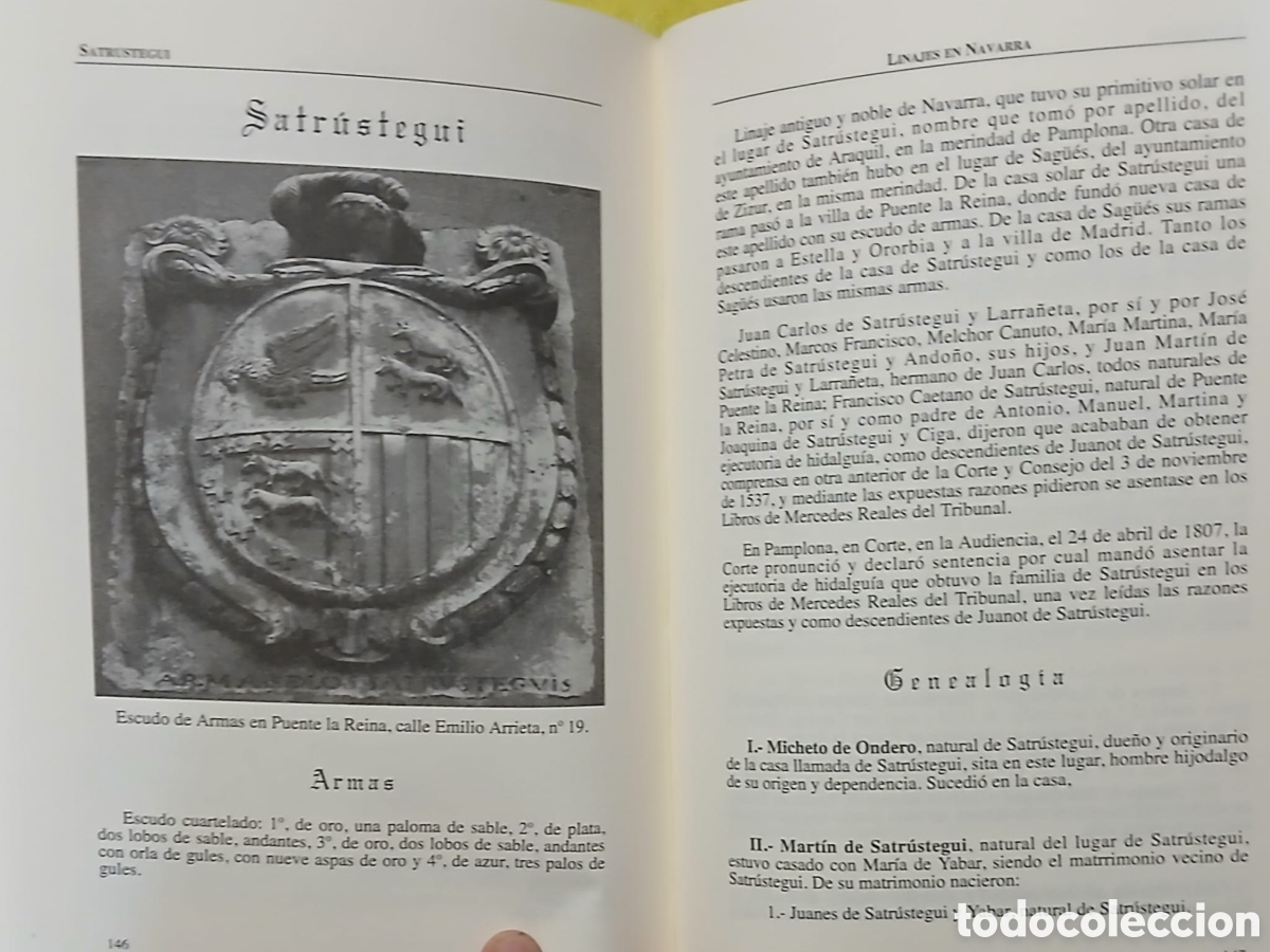 Libros: Linajes en Navarra con escudos de armas t.IX - Foto 6