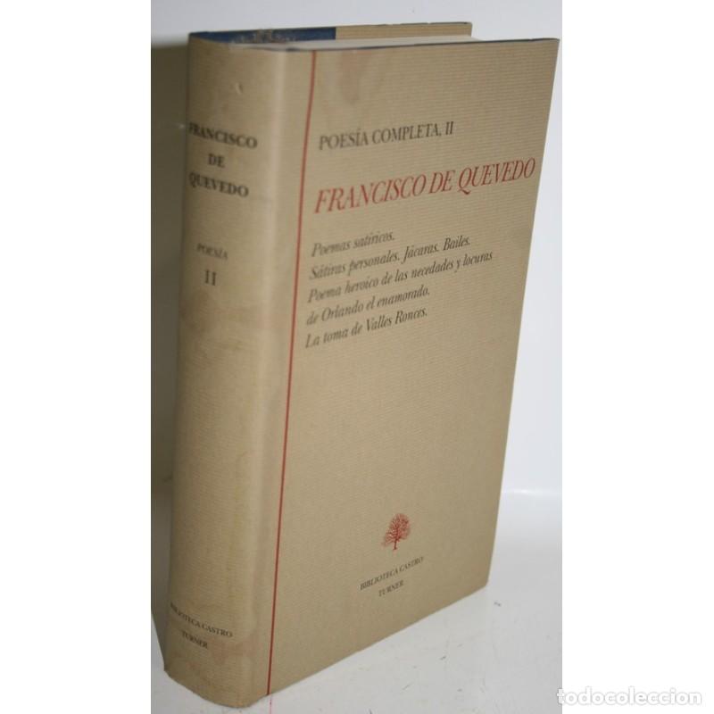 Libros: POES&Iacute;A COMPLETA II - QUEVEDO, Francisco de - Foto 1