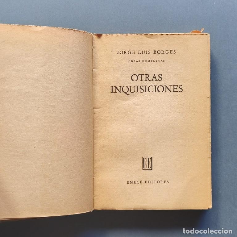 Libros: Otras Inquisiciones. - Borges, Jorge Luis. - Foto 2