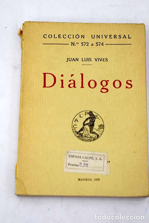 Libros: Di&aacute;logos: Vives, Luis.- Vives, Luis - Foto 1