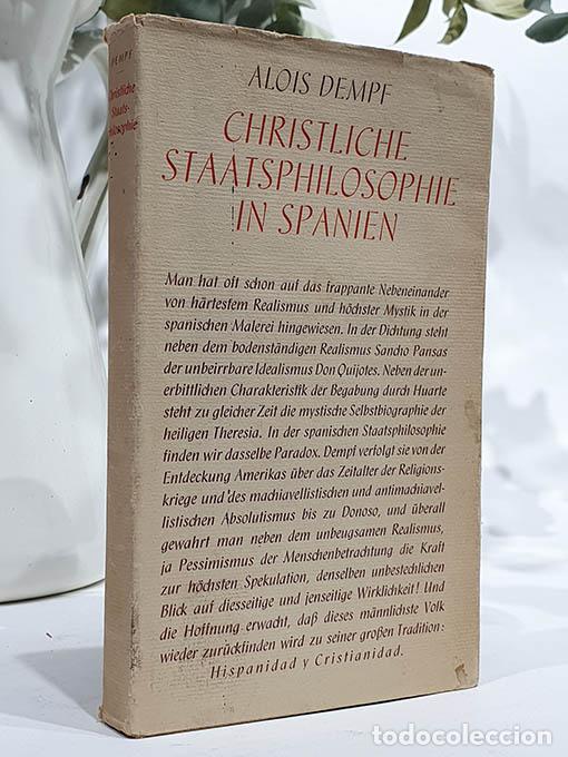 Libri di seconda mano: Christliche Staatsphilosophie in Spanien. - DEMPF, Alois.