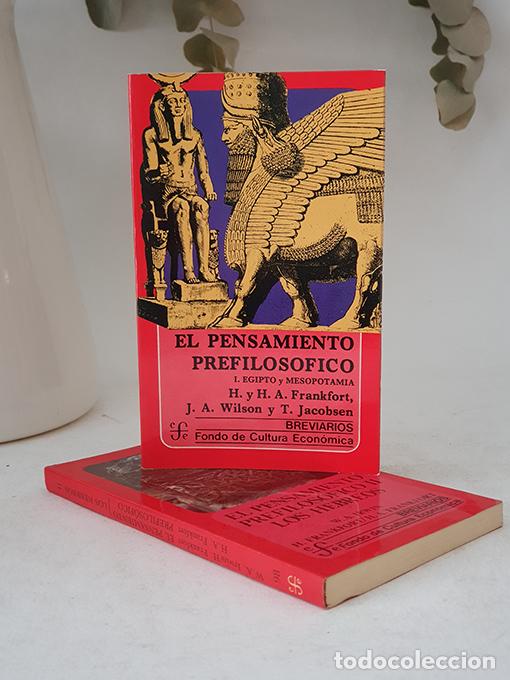 Libri di seconda mano: El pensamiento prefilos&oacute;fico I y II: Egipto y Mesopotamia y Los Hebreos, respectivamente. - FRANKFOR
