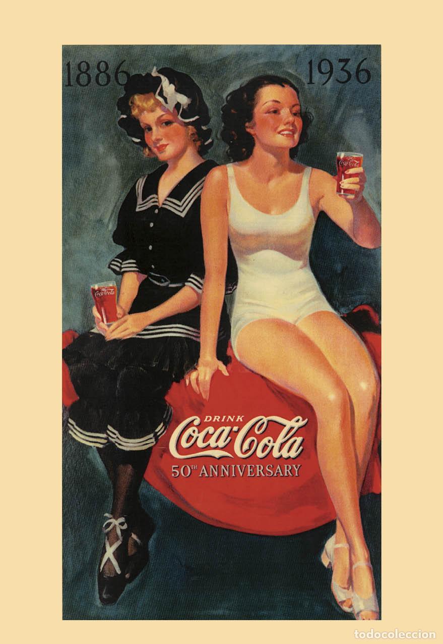 Libros: Repr. cartel. Coca-cola 50 aniversario