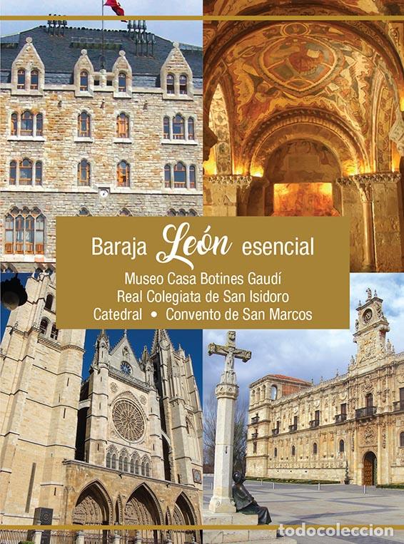 Libros: Baraja de Le&oacute;n esencial. Museo Casa Botines Gaud&iacute;, Real Colegiata de San Isidoro, Catedral, Convento