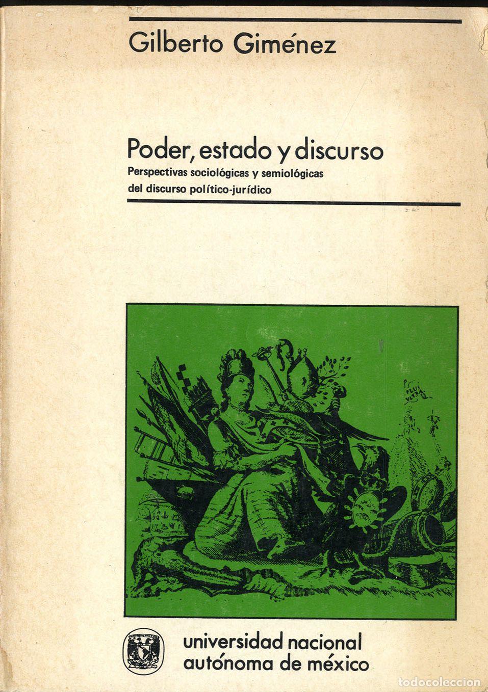 Libros: PODER, ESTADO Y DISCURSO. PERSPECTIVBAS SOCIOL&Oacute;GICAS Y SEMIOL&Oacute;GICAS DEL DISCURSO POL&Iacute;TICO-JUR&Iacute;DICO - - Foto 1