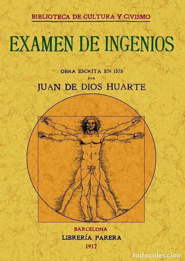 Libros: Examen de ingenios - Juan de Dios Huarte - Foto 1