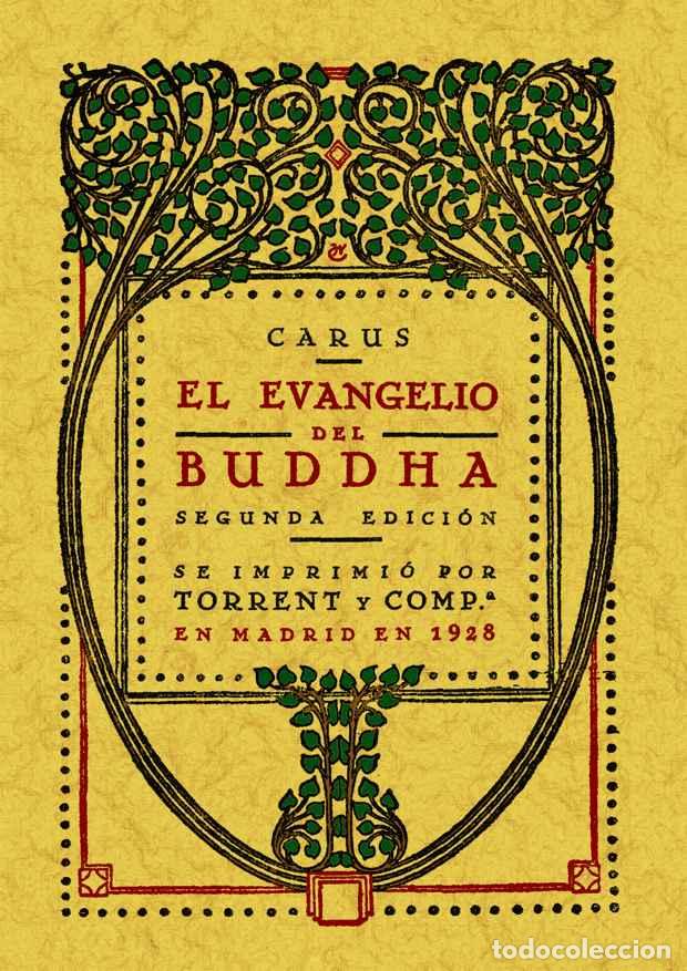 Libros: El evangelio del Buddha - Car&uacute;s, Pablo - Foto 1