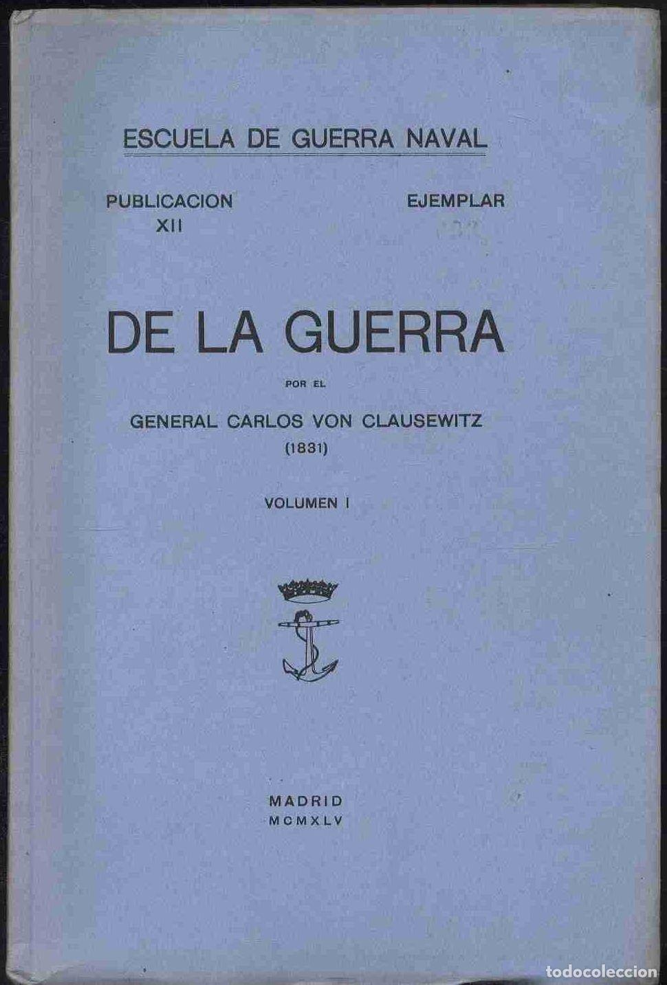 Libri di seconda mano: 2 TOMOS. DE LA GUERRA - GENERAL CARLOS VON CLAUSEWITZ
