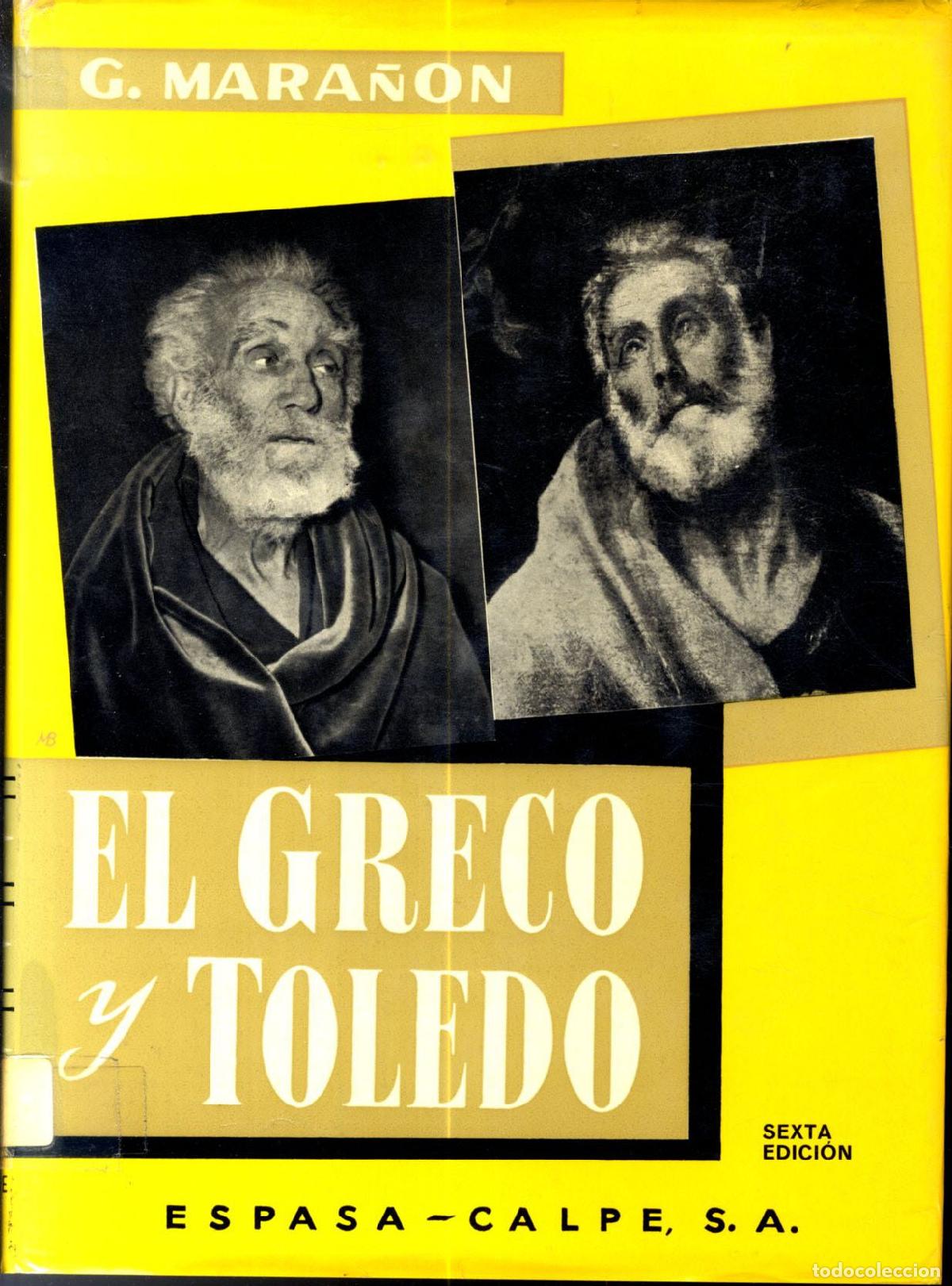 Libros: EL GRECO Y TOLEDO - G. MARA&Ntilde;ON - Foto 1
