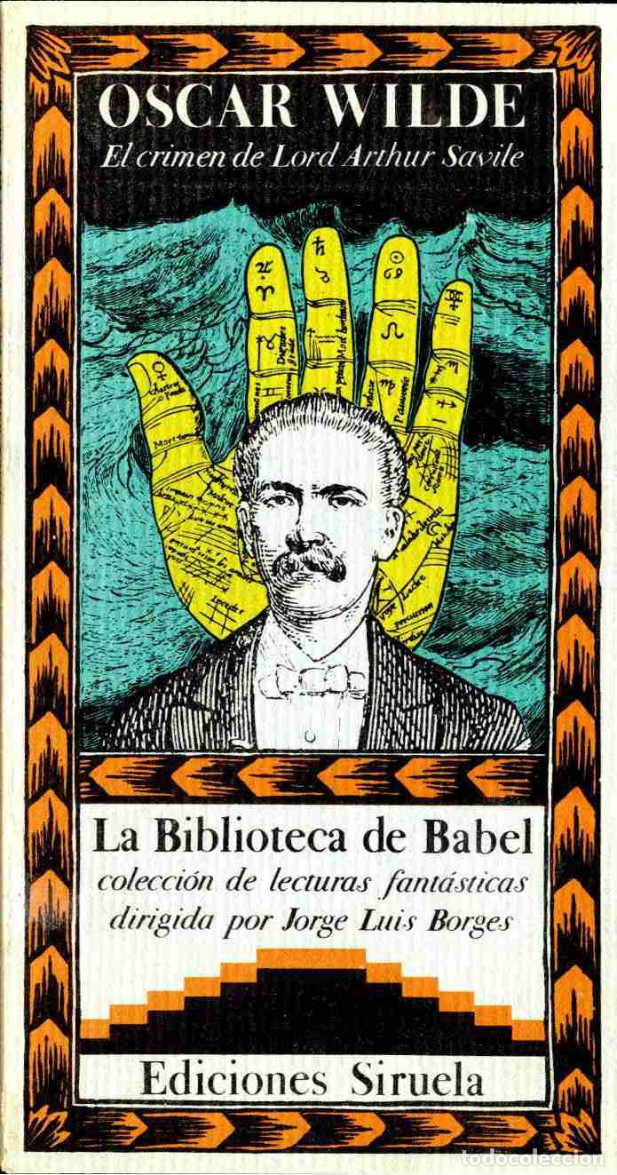 Libros: EL CIRMEN DE LORD ARTHUR SAVILE - OSCAR WILDE - Foto 1