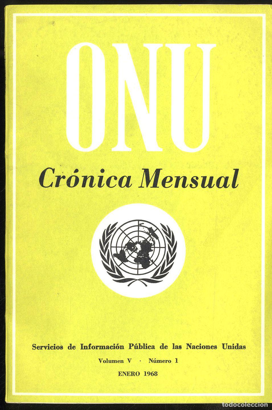 Libros: ONU CRONICA MENSUAL - Foto 1