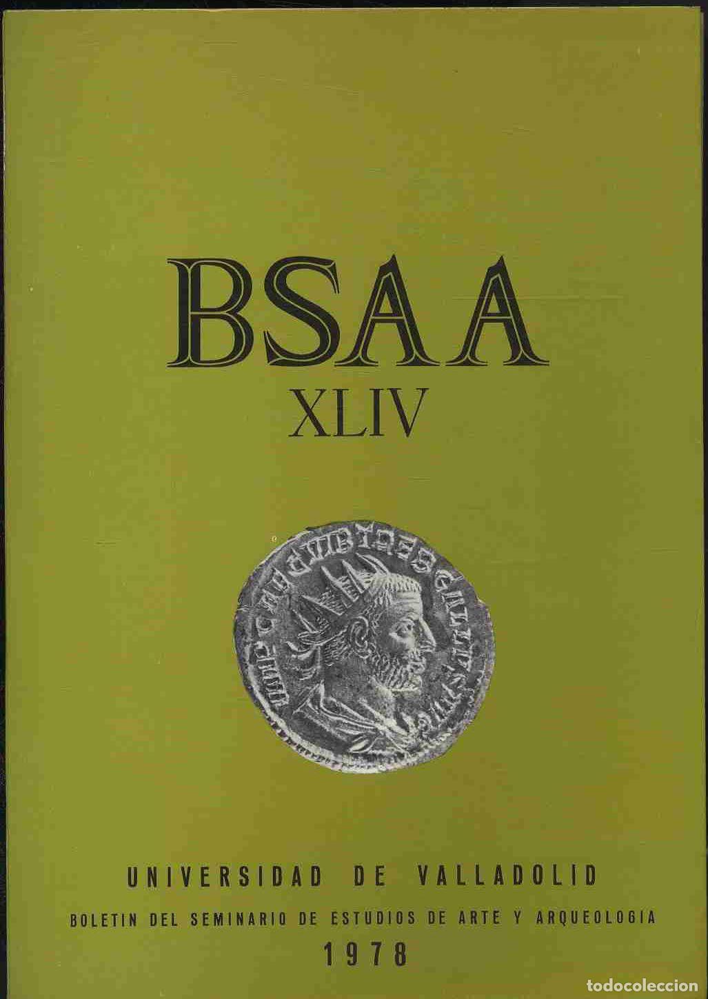 Libros: BSSA XLIV - UNIVERSIDAD DE VALLADOLID - Foto 1