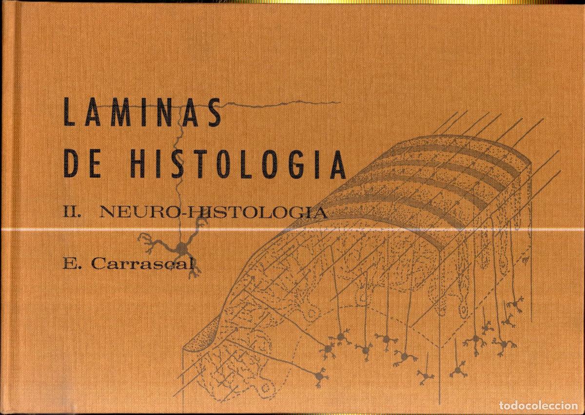 Libros: LAMINAS DE HISTOLOGIA II. NEURO-HISTOLOGIA - E. CARRASCAL - Foto 1