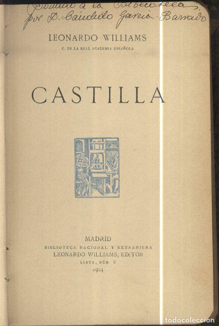 Libros: CASTILLA - LEONARDO WWILLIAMS - Foto 1