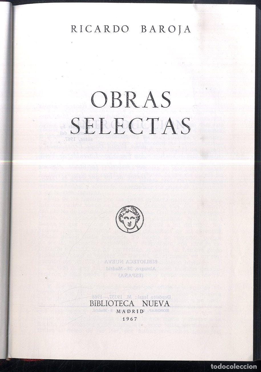 Libros: OBRAS SELECTAS - RICARDO BAROJA - Foto 1