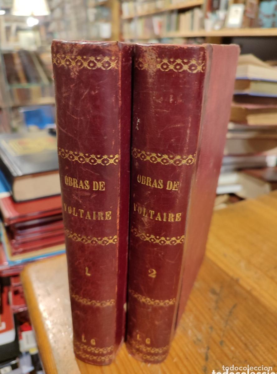 Libros: VOLTAIRE. OBRAS SELECTAS. 2 TOMOS. 1878 - - Foto 1
