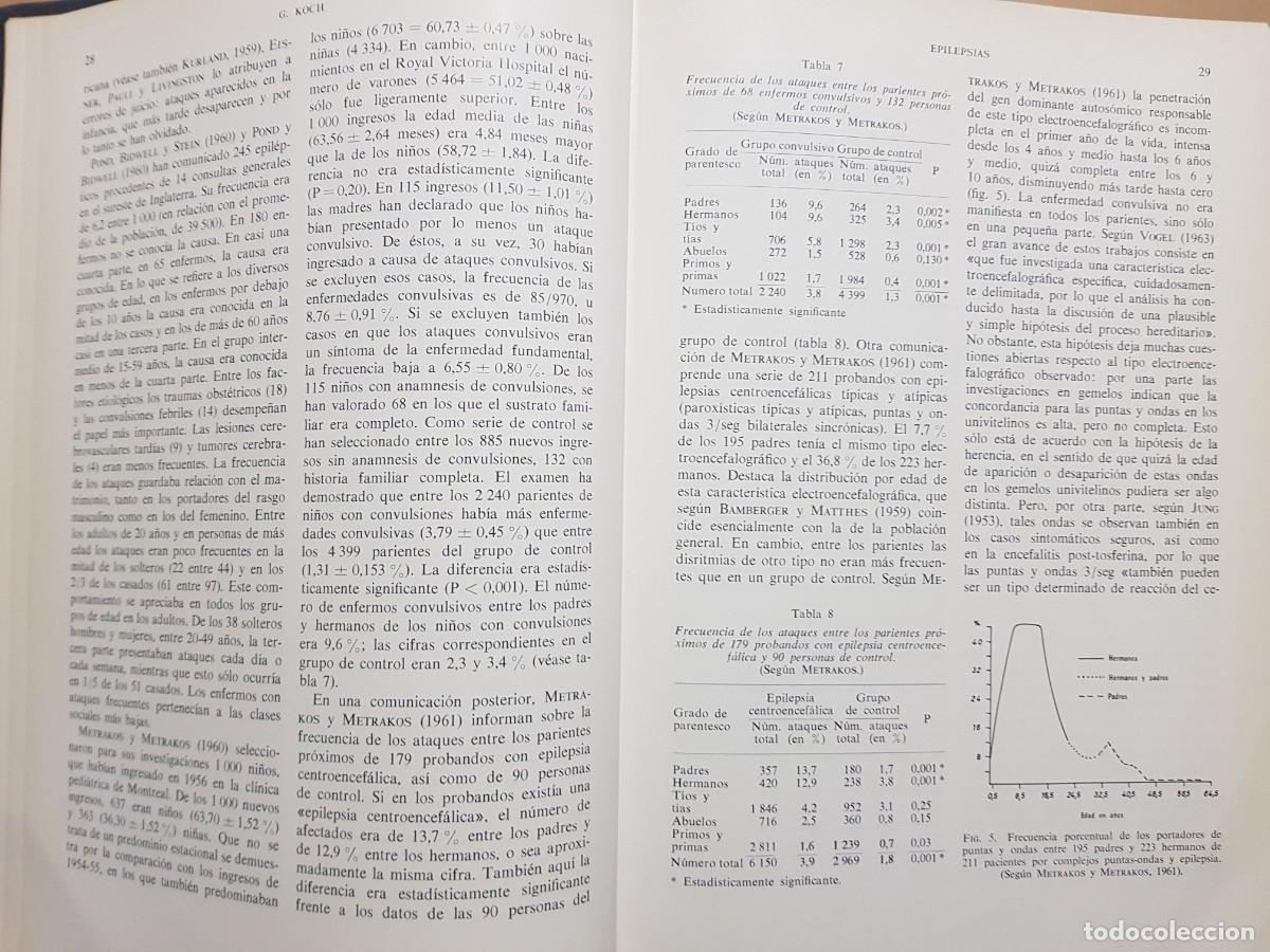 Libros: GEN&Eacute;TICA HUMANA V/2 - D.BECKER - ED. TORAY - 1966 (ILUST) - Foto 6